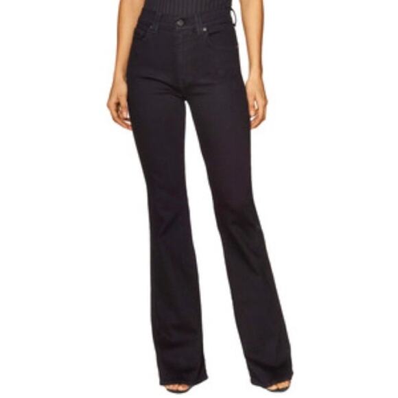 GUCCI Black Mid-Rise Wide Leg Pocket Logo Jeans IT 42 US 6 - Picture 1 of 13